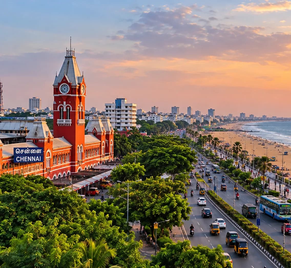 Chennai city view