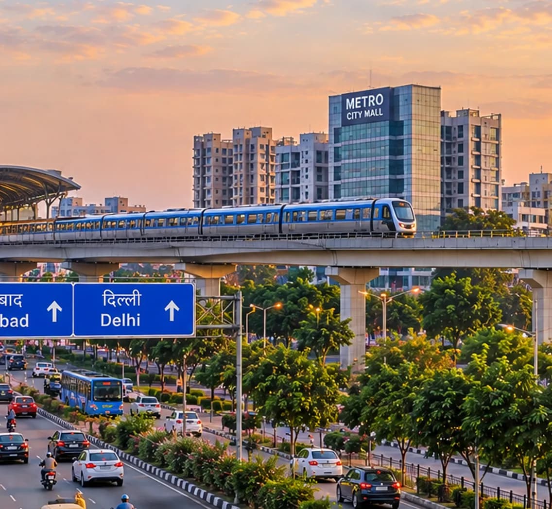 Ghaziabad city view