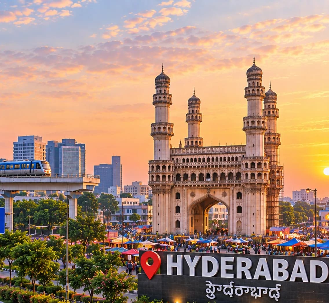 Hyderabad city view