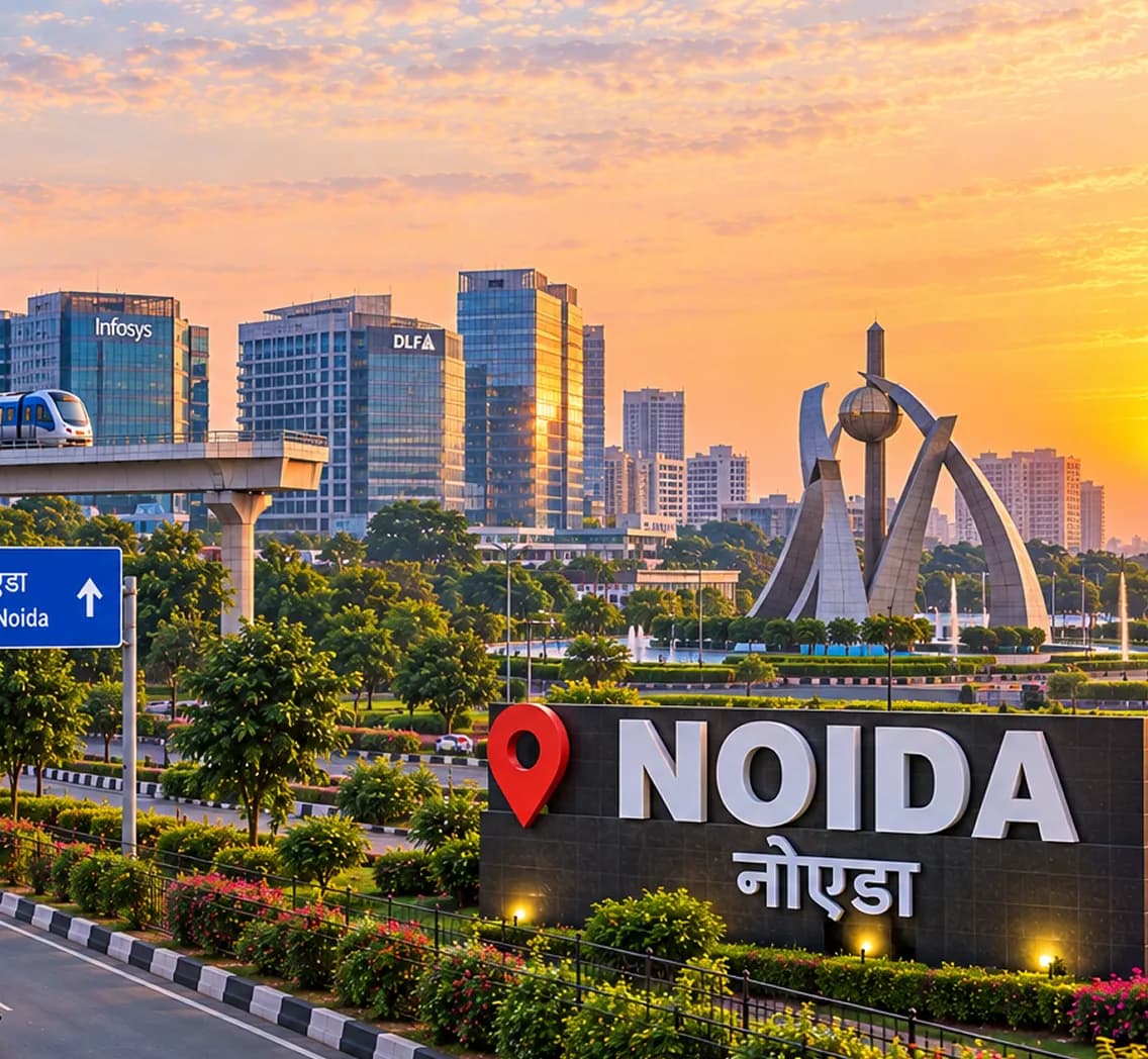 Noida city view