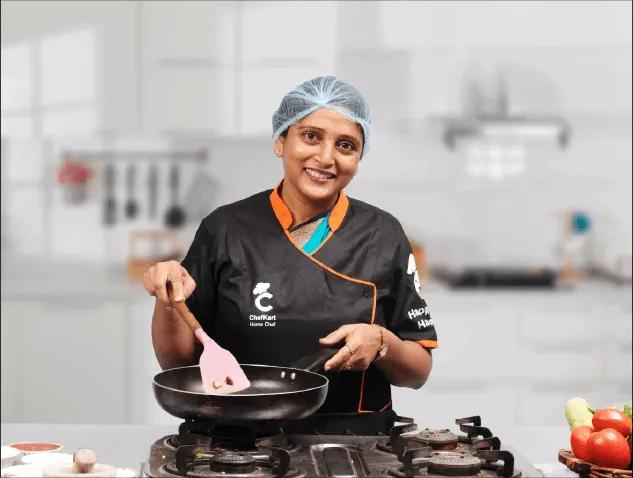 Be your own boss female chef image
