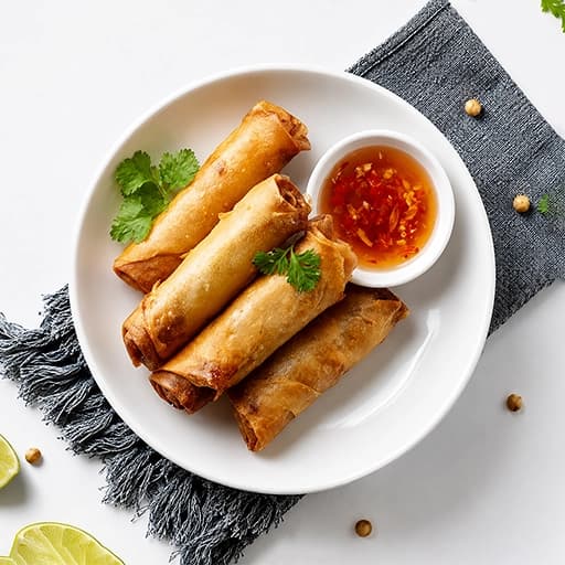 Veg Spring Roll cooked by a ChefKart chef